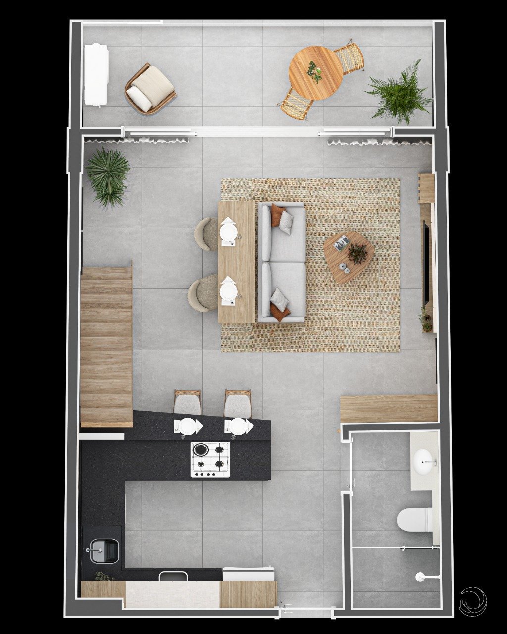 LaSpezia-Firenze-StudioLoftTerreoPlantaBaixa
