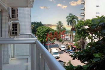 apartment em Rua Oswaldo Cruz, Boqueirão - Santos - SP