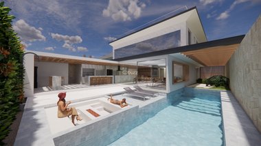 house em Avenida dos Búzios, Jurerê Internacional - Florianópolis - SC