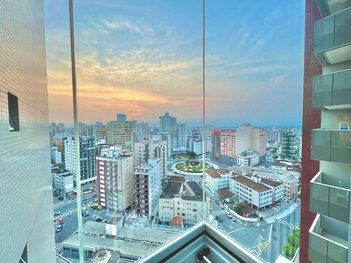 apartment em Rua Luiz Antônio de Andrade Vieira, Boqueirão - Praia Grande - SP