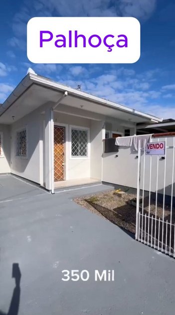 house em Rua Pedro Antônio dos Santos, São Sebastião - Palhoça - SC