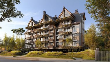 apartment em Rua Papoulas, Parque das Orquídeas - Gramado - RS