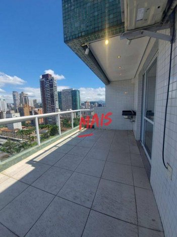 apartment em Rua Oswaldo Cruz, Boqueirão - Santos - SP