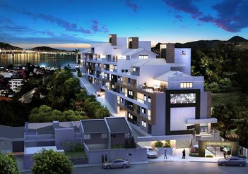 apartment em Rua da Fonte, Coqueiros - Florianópolis - SC