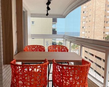 apartment em Rua Leblon, Guilhermina - Praia Grande - SP