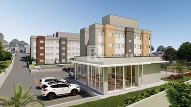 apartment em Rua Aparecida Júlia dos Santos Ribeiro, Atuba - Curitiba - PR