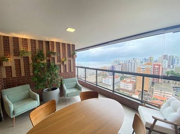 apartment em Rua México, Guilhermina - Praia Grande - SP
