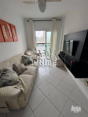 apartment em Rua Carlos Gomes, Ocian - Praia Grande - SP