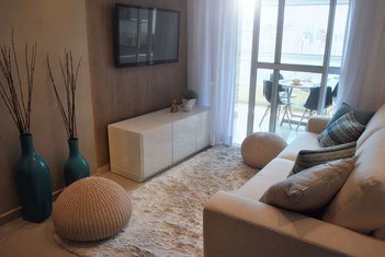 apartment em Avenida Rio Branco, Canto do Forte - Praia Grande - SP