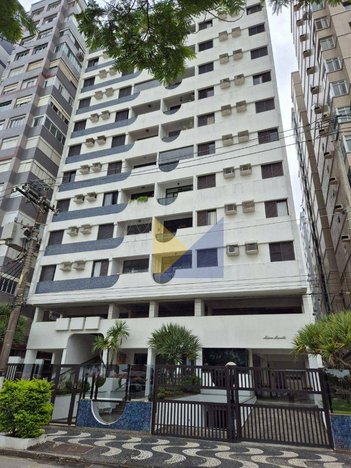 apartment em Avenida Manoel da Nóbrega, Itararé - São Vicente - SP