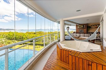 apartment em Avenida Luiz Boiteux Piazza, Ponta das Canas - Florianópolis - SC