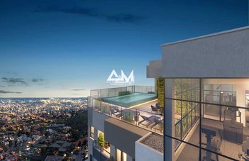 apartment em Avenida Doutor Marco Paulo Simon Jardim, Vila da Serra - Nova Lima - MG