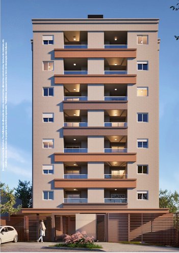 apartment em Rua Carlos Barbosa, Rio Branco - Caxias do Sul - RS