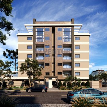 apartment em Rua Coronel João José Massaneiro, Três Marias - São José dos Pinhais - PR