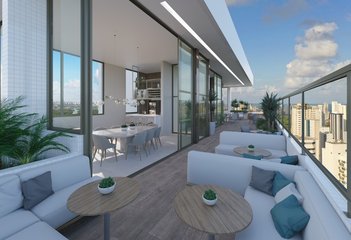 apartment em Rua Padre Bernardino Pessoa, Boa Viagem - Recife - PE