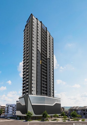 apartment em Rua 228, Meia Praia - Itapema - SC