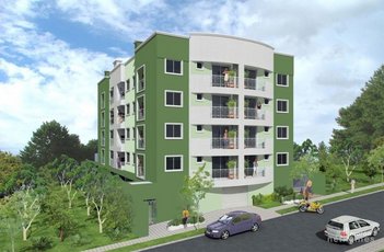 apartment em Rua Xavier da Silva, Centro - Ponta Grossa - PR
