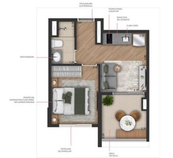 apartment em Rua Amália de Noronha, Pinheiros - São Paulo - SP
