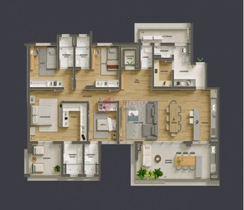 apartment em Avenida Doutor Adilson Rodrigues, Jardim das Samambaias - Jundiaí - SP