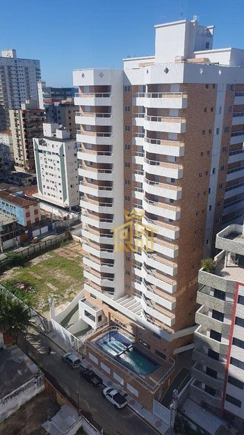 apartment em Rua Mem de Sá, Aviação - Praia Grande - SP