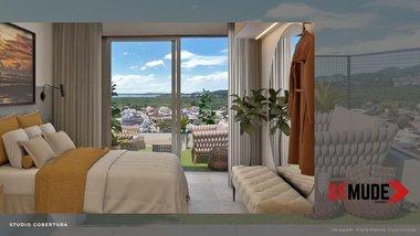 apartment em Byron Barcellos, Santa Mônica - Florianópolis - SC