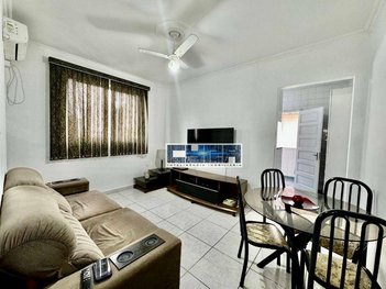 apartment em Rua Doutor Carvalho de Mendonça, Marapé - Santos - SP