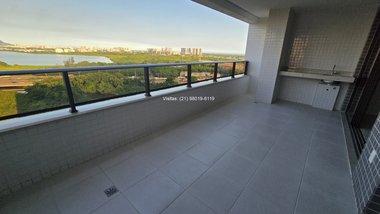 apartment em Avenida Salvador Allende, Barra da Tijuca - Rio de Janeiro - RJ