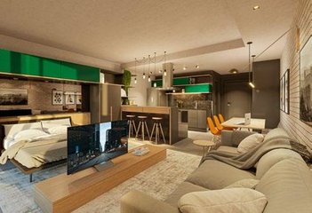 apartment em Professora Maria Flora Pausewang, Trindade - Florianópolis - SC