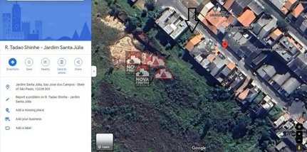 land_lot em Rua Tadao Shinhe, Jardim Santa Júlia - São José dos Campos - SP