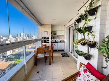apartment em Rua Dona Maria Máximo, Ponta da Praia - Santos - SP