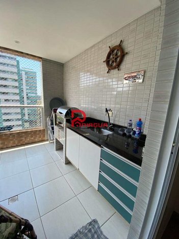 apartment em Avenida Rio Branco, Canto do Forte - Praia Grande - SP