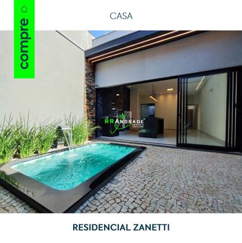 house em Rua Odette Trócolli Ferro, Residencial Zanetti - Franca - SP