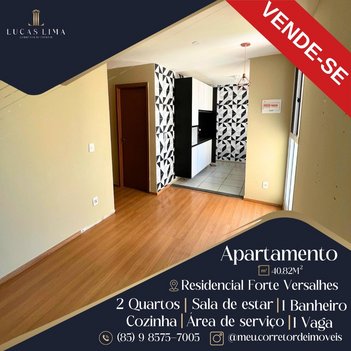 apartment em Rua Luís Gonzaga dos Santos, Pajuçara - Maracanaú - CE