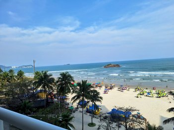 apartment em Avenida Marechal Deodoro da Fonseca, Pitangueiras - Guarujá - SP