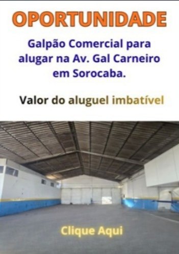 industrial em Avenida General Carneiro, Vila Lucy - Sorocaba - SP