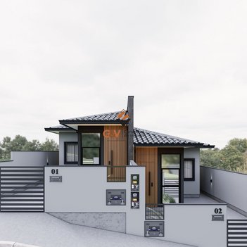 house em Rua Eduardo Antônio Lazzarin, Forquilhas - São José - SC