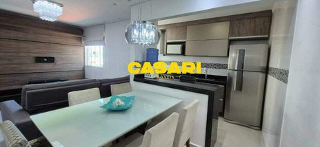 apartment em Alameda Calcutá, Vila Metalúrgica - Santo André - SP