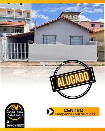 house em Rua Almerinda Ferreira, Centro - Campanha - MG