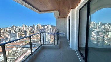 apartment em Rua Lobo Vianna, Boqueirão - Santos - SP