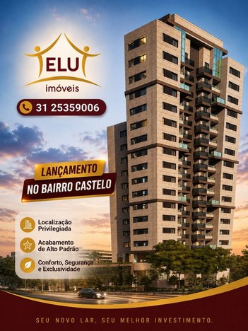 apartment em Rua Castelo Guimarães, Castelo - Belo Horizonte - MG