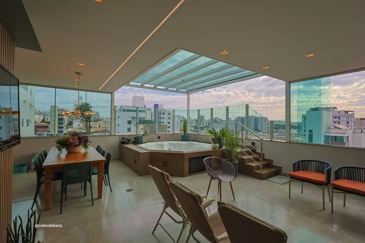 Cobertura com 5 quartos — Cidade Nova, Belo Horizonte