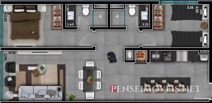 apartment em Avenida Central, Xangri-Lá - Xangri-Lá - RS