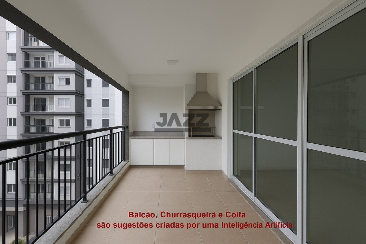 Com Churrasqueira e Texto vermelho