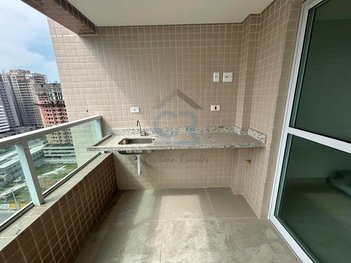 apartment em Rua Doutor Júlio de Mesquita Filho, Aviação - Praia Grande - SP