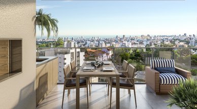 apartment em Rua Bom Jesus, Juvevê - Curitiba - PR
