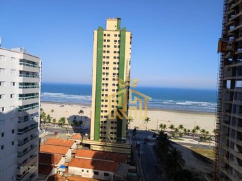 apartment em Rua Alberto Santos Doumont, Guilhermina - Praia Grande - SP