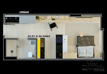 apartment em Rua Professora Maria Flora Pausewang, Trindade - Florianópolis - SC