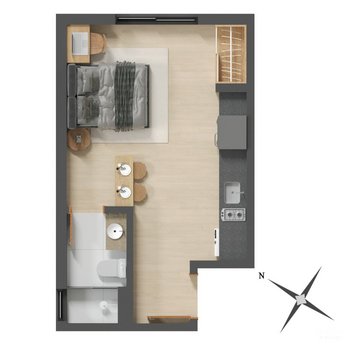 apartment em Rua Pascoal Simone, Coqueiros - Florianópolis - SC