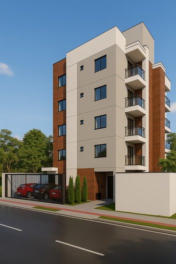 apartment em Rua Ibicaré, Comasa - Joinville - SC
