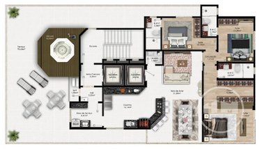 apartment em 2850, Centro - Balneário Camboriú - SC